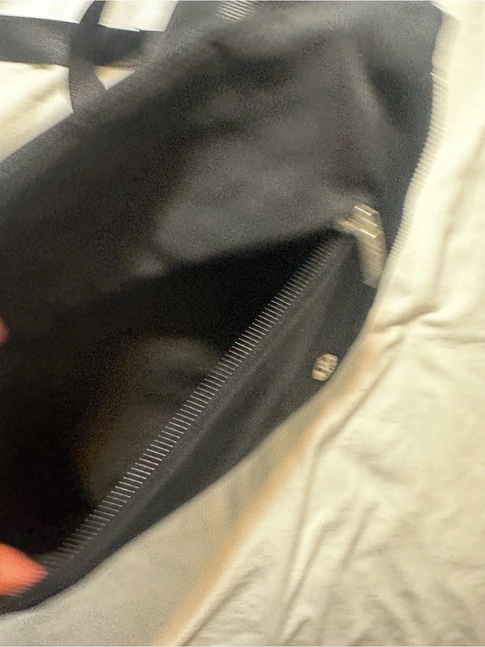 lululemon athletica Black Crossbody Messenger with Silver Accents